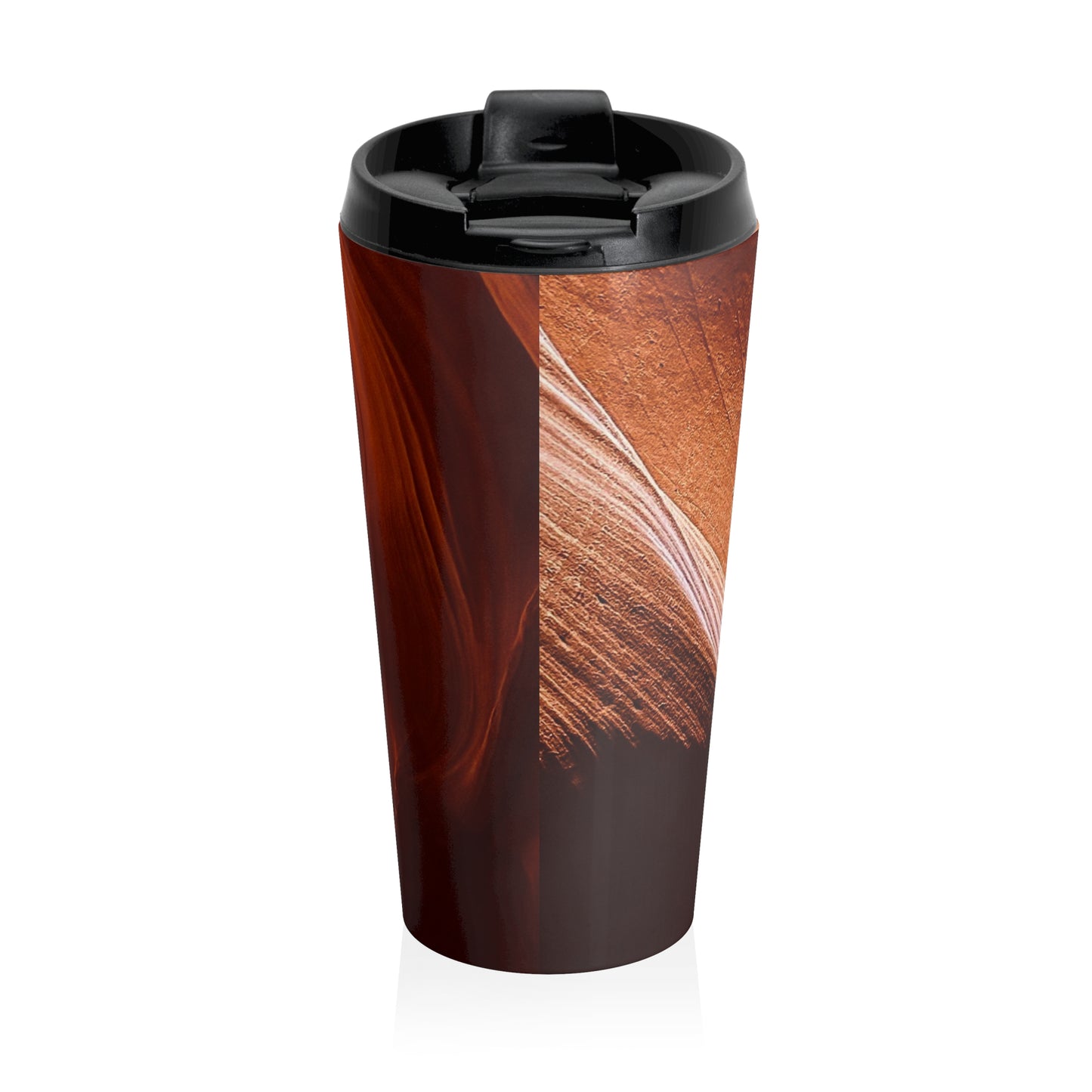 Slot Canyon Stainless Steel Travel Mug, Travel Coffee Cup, Unique Gift for Her, Coffee Lover, Personalized Travel Mug, Modern Design