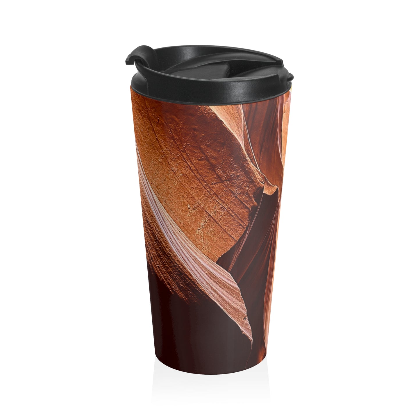 Slot Canyon Stainless Steel Travel Mug, Travel Coffee Cup, Unique Gift for Her, Coffee Lover, Personalized Travel Mug, Modern Design