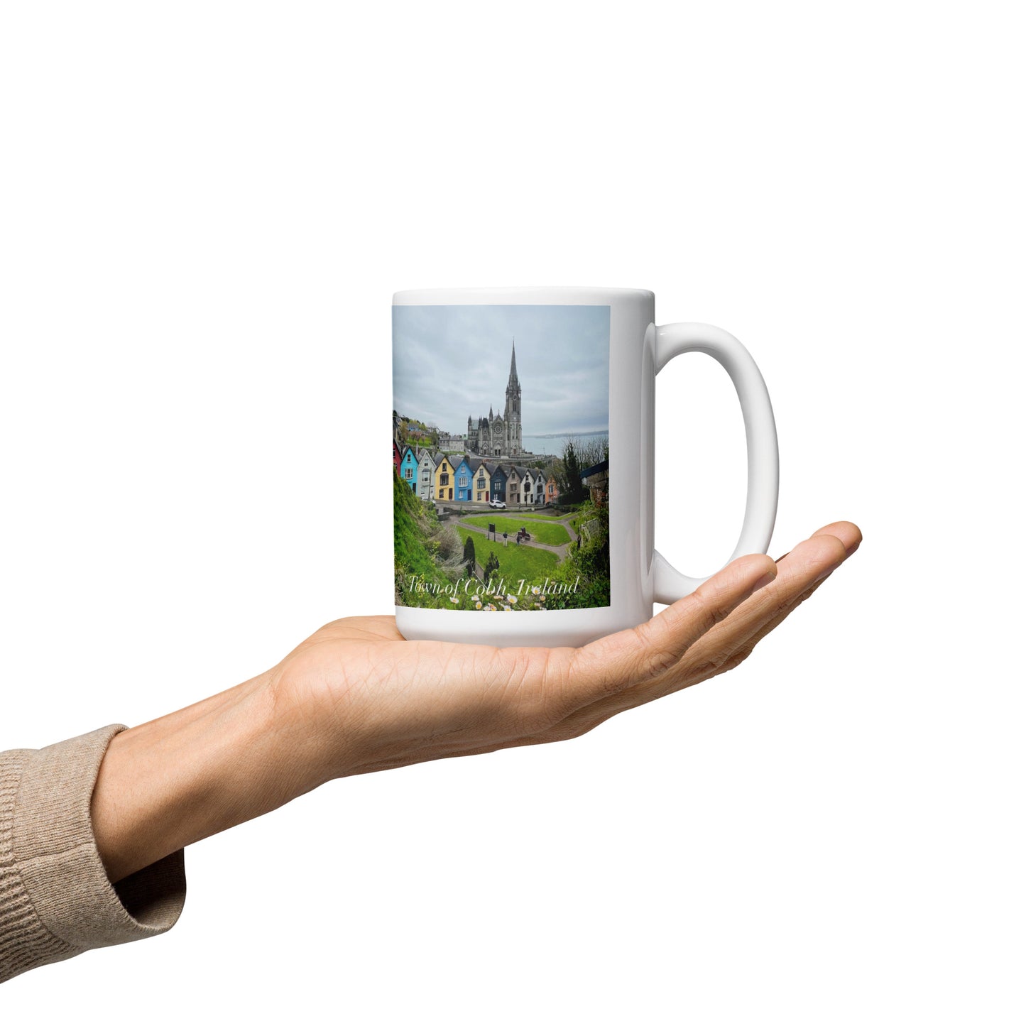 Cobh Ireland White glossy mug